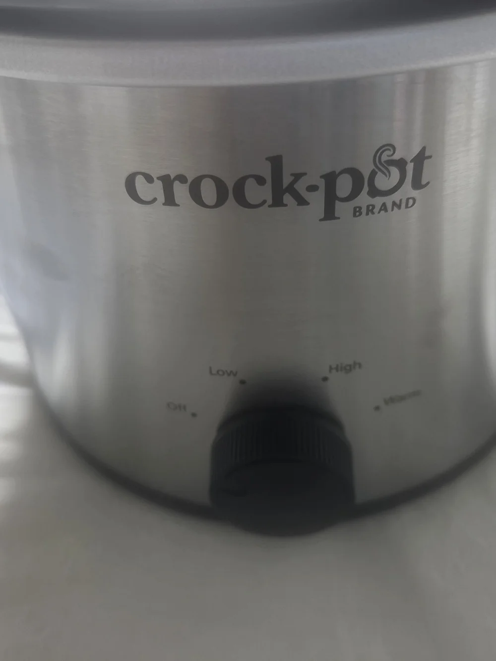 Crock-Pot Stainless Steel 2-Quart Slow Cooker — Silver/Black
